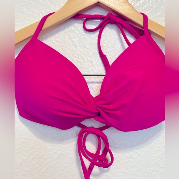 Seafolly Australia Bright Fuchsia 2 Piece Bikini 4 - Picture 3 of 8